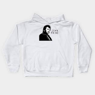 John Prine --- Retro 70s Style Kids Hoodie